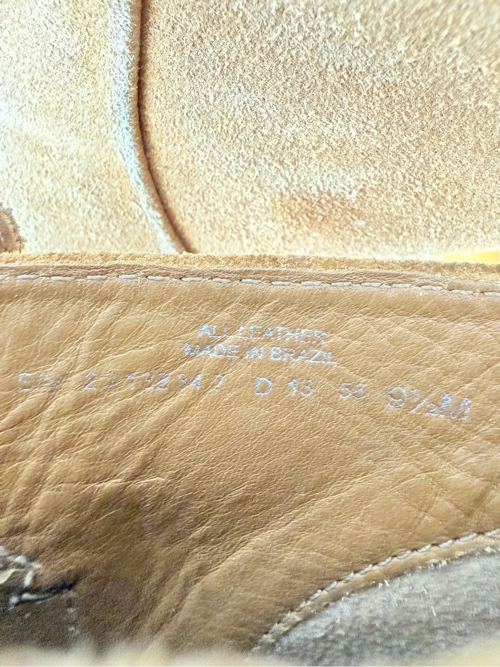 All Leather Tory Burch Tan Suede Ankle Boots Size 9.5